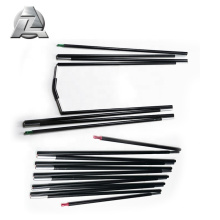 7001 t6 anodized adjustable folding extruded aluminum tarp tent poles